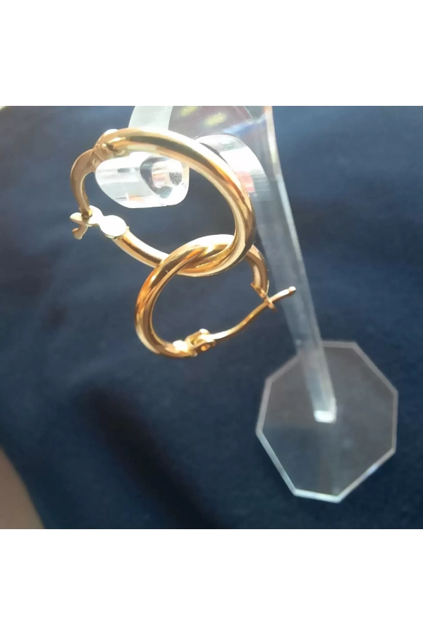 Küçük Halka Küpe 14 Ayar