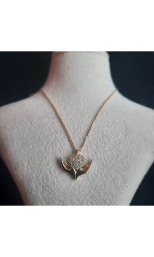 Doğan Güneş Kolye 14 Ayar