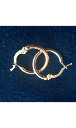 Küçük Halka Küpe 14 Ayar