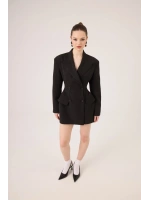 Belden Oturmalı Galina Blazer Ceket Siyah
