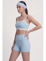 Beli Kıvrımlı Mini Kacie Şort Mavi