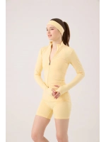 Beli Kıvrımlı Mini Kacie Şort Sarı