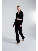 Beli Lastikli Esnek Comfy Pantolon Siyah