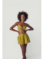 Crop Model Bağlamalı Playa Büstiyer Yeşil