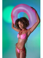 Kontrast Biyeli Emma Bikini Üstü Pembe