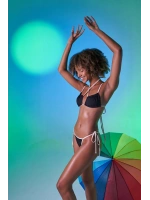 Kontrast Biyeli Emma Bikini Üstü Siyah