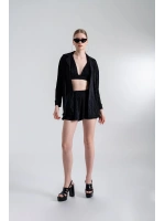 Oversize Düğme Kapamalı Comfy Oversize Gömlek Siyah