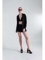 Oversize Düğme Kapamalı Comfy Oversize Gömlek Siyah