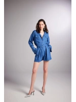 Oversize Kesim Julia Gömlek Mavi
