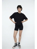 Pamuklu Unisex Oversize Lure Tshirt Siyah