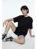 Pamuklu Unisex Oversize Lure Tshirt Siyah