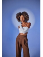 Straplez Model Noir Bluz Ekru