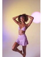 Üçgen Bağcıklı Ayarlanabilir Delphi Bikini Üstü Pembe