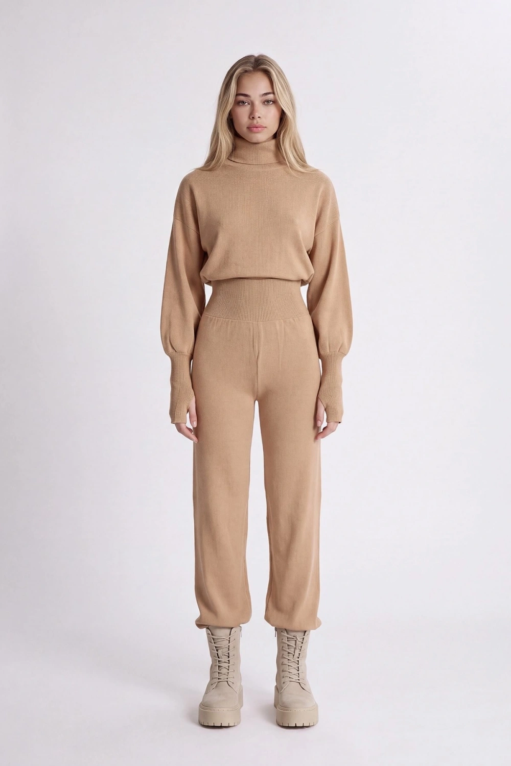 Alt Üst Triko Thinky Takım Camel