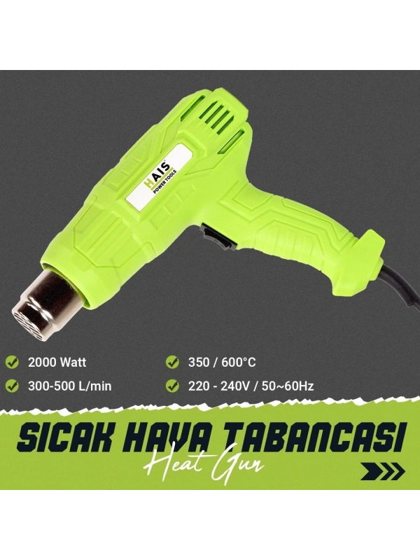 Hais HG8 Sıcak Hava Tabancası