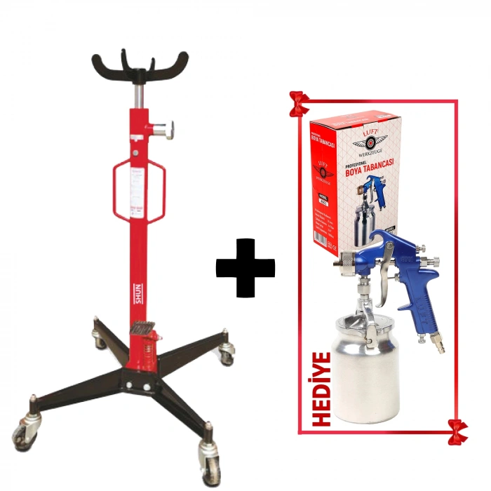 Shun Dikey Şanzıman Krikosu 0.5 Ton + Profesyonel Boya Tabancası 4001C ( SET 27 )