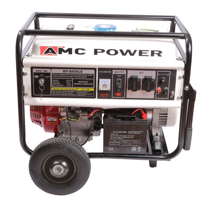 Amcpower 7,5 KVA Benzinli Jeneratör 380 VOLT
