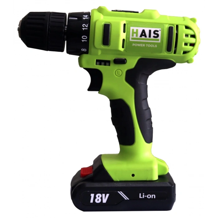 Hais 18 V Şarjlı Matkap Çift Akülü