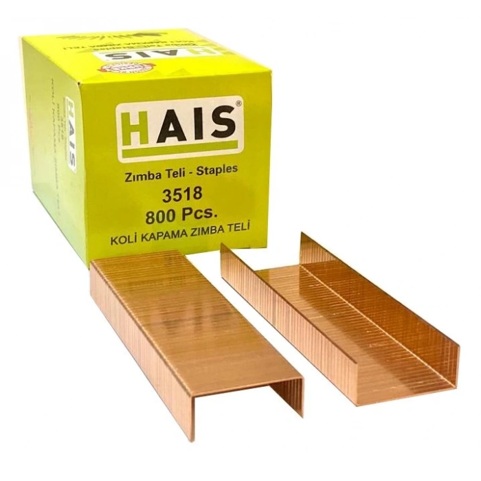 Hais 3518 Havalı Koli Kapama Zımba Teli(Koli 45 Paket)