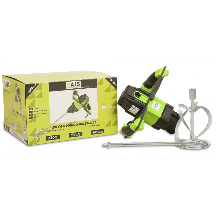 Hais Profesyonel Boya & Harç Karıştırıcı 1800 Watt