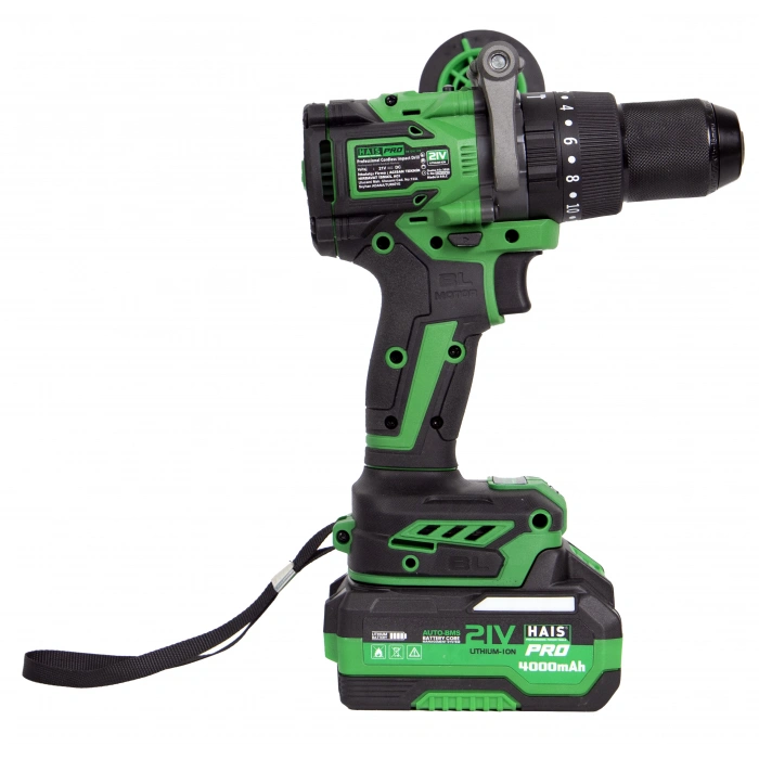 HAISPRO Profesyonel Darbeli Matkap 21 V 4.0 Ah Çift Akülü