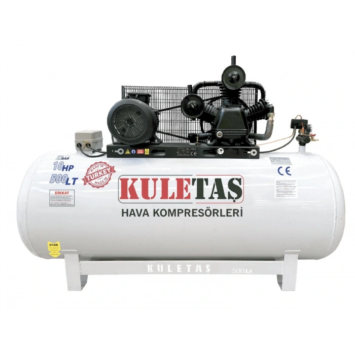 Kuletaş 500 Litre 12 Bar 10 HP Hava Kompresörü
