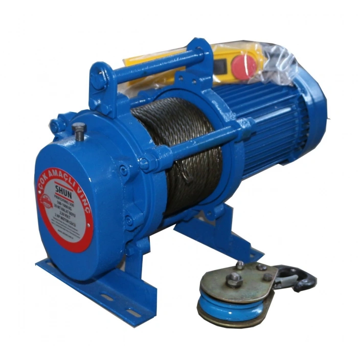 Shun 1500 Kg Profesyonel Vinç 380 Volt 30 Metre