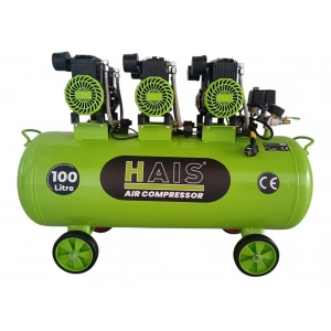 Hais 100 Litre Sessiz Yağsız Hava Kompresörü 4,5 HP