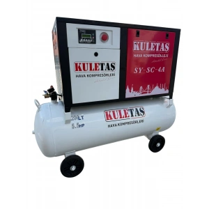 Kuletaş 200 Litre 5,5 HP 220 V Vidalı Hava Kompresörü