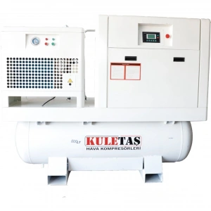 Kuletaş 500 Litre 20 HP Vidalı - Kurutuculu Kompresör