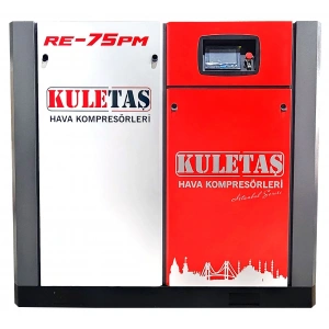 Kuletaş İnvertör Motorlu Endüstriyel Vidalı Hava Kompresörü 75 Hp