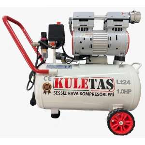 Kuletaş Süper Sessiz Yağsız Hava Kompresörü 24 Litre
