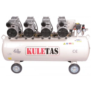 Kuletaş Süper Sessiz Yağsız Kompresör 120 Litre 4HP