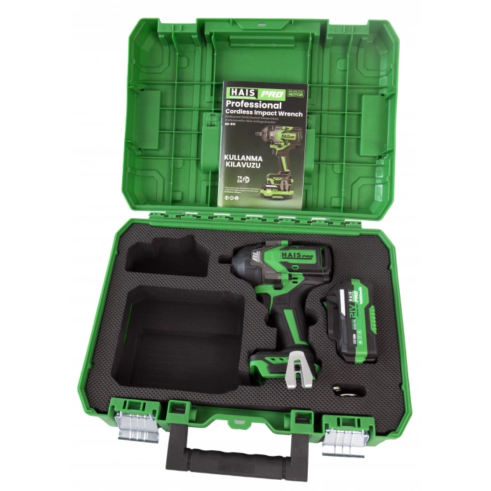 HAISPRO Profesyonel Darbeli Somun Sıkma 1100 Nm 21 V