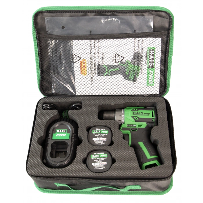 HAISPRO Profesyonel Vidalama Matkap 16 V 2.0 Ah Çift Akülü