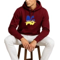 Kapüşonlu Sweatshirt AG MTAL Unisex Günlük Rahat Model