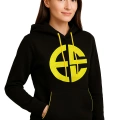 ECL 3 İp Kapüşonlu Sweatshirt Unisex Kanguru Cepli Şık Tasarım