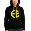 ECL 3 İp Kapüşonlu Sweatshirt Unisex Kanguru Cepli Şık Tasarım