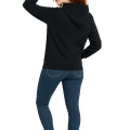 3 İp Kalp Çizgili Sweatshirt Erkek/Kadın Günlük Oversize Model