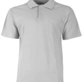 Lakos Tişört Unisex Polo Yaka Yumuşak Dokulu Basic Model