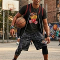 Unisex Basketbolcu Cool Ayıcık Baskılı Tişört Pamuk Penye Süprem Basic
