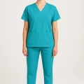 Scrubs Alt Üst Takım Sağlık Personeli Üniforma Rahat ve Dayanıklı