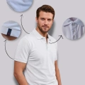 Premium 1. Sınıf Polo Yaka Erkek Lakos Tişört Rahat Kalıp Nefes Alabilen %100 Pamuk
