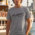 Özel Tasarım Atatürk İmzalı Tshirt - %100 Pamuk Penye Süprem Sıfır Yaka Unisex
