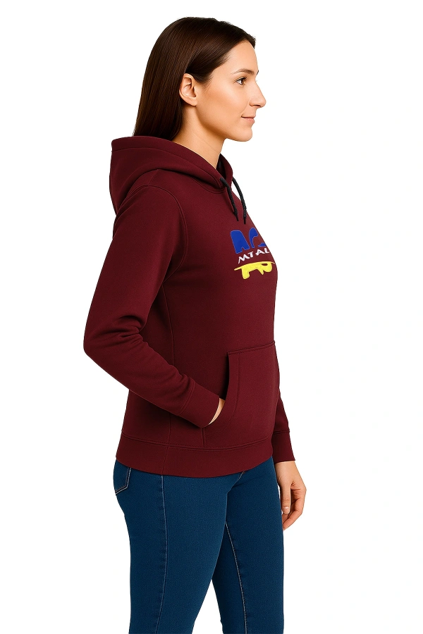 Kapüşonlu Sweatshirt AG MTAL Unisex Günlük Rahat Model