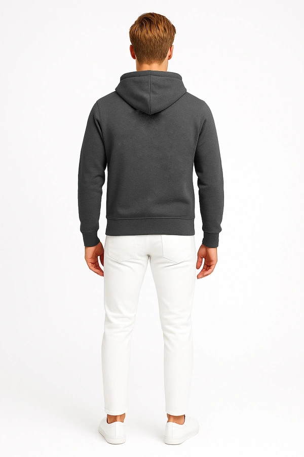 Unisex 3 İplik Kapüşonlu Sweatshirt AL1910 Günlük Spor Giyim