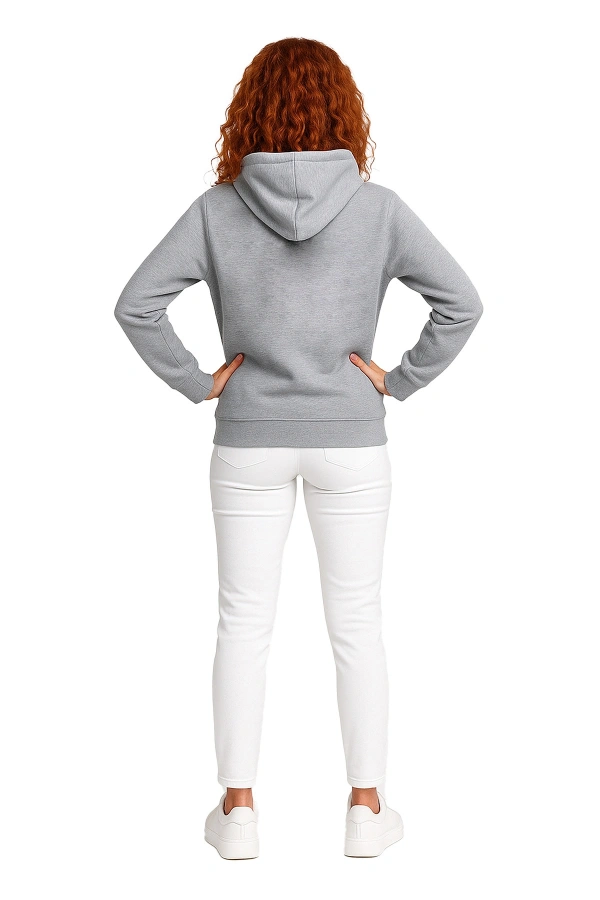 EAL 3 İplik Kapüşonlu Sweatshirt Rahat Günlük Kullanım