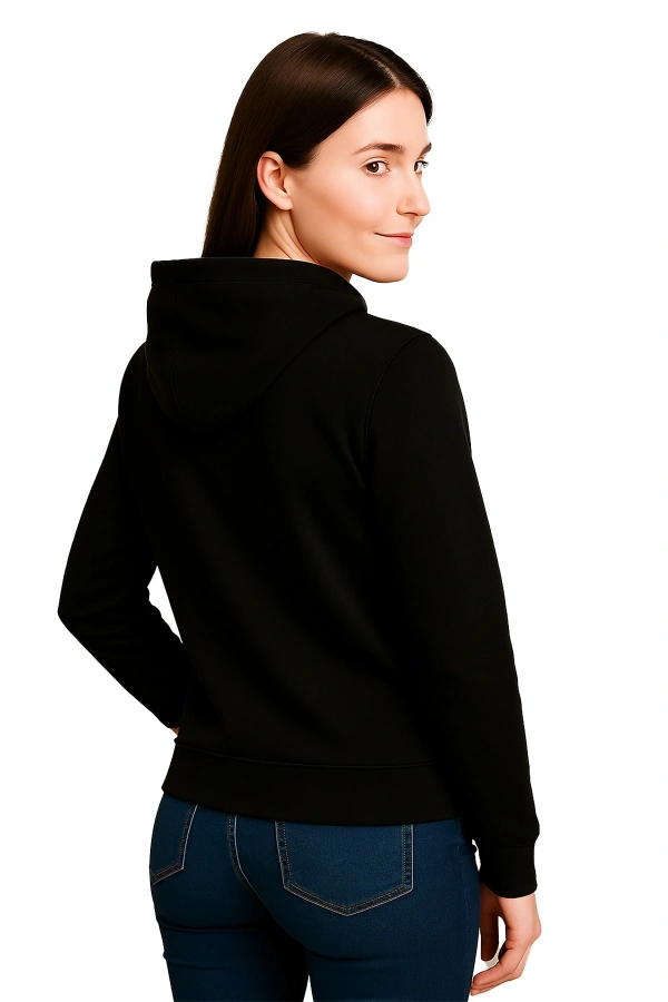 ECL 3 İp Kapüşonlu Sweatshirt Unisex Kanguru Cepli Şık Tasarım