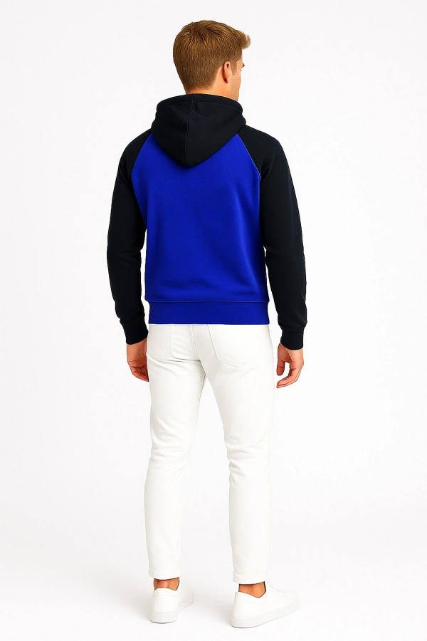 TB Unisex Kapüşonlu Sweatshirt 3 İplik Şardonlu Yumuşak Kumaş