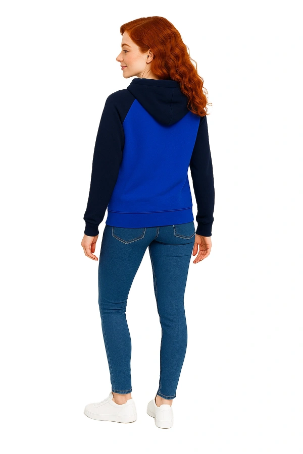 TB Unisex Kapüşonlu Sweatshirt 3 İplik Şardonlu Yumuşak Kumaş